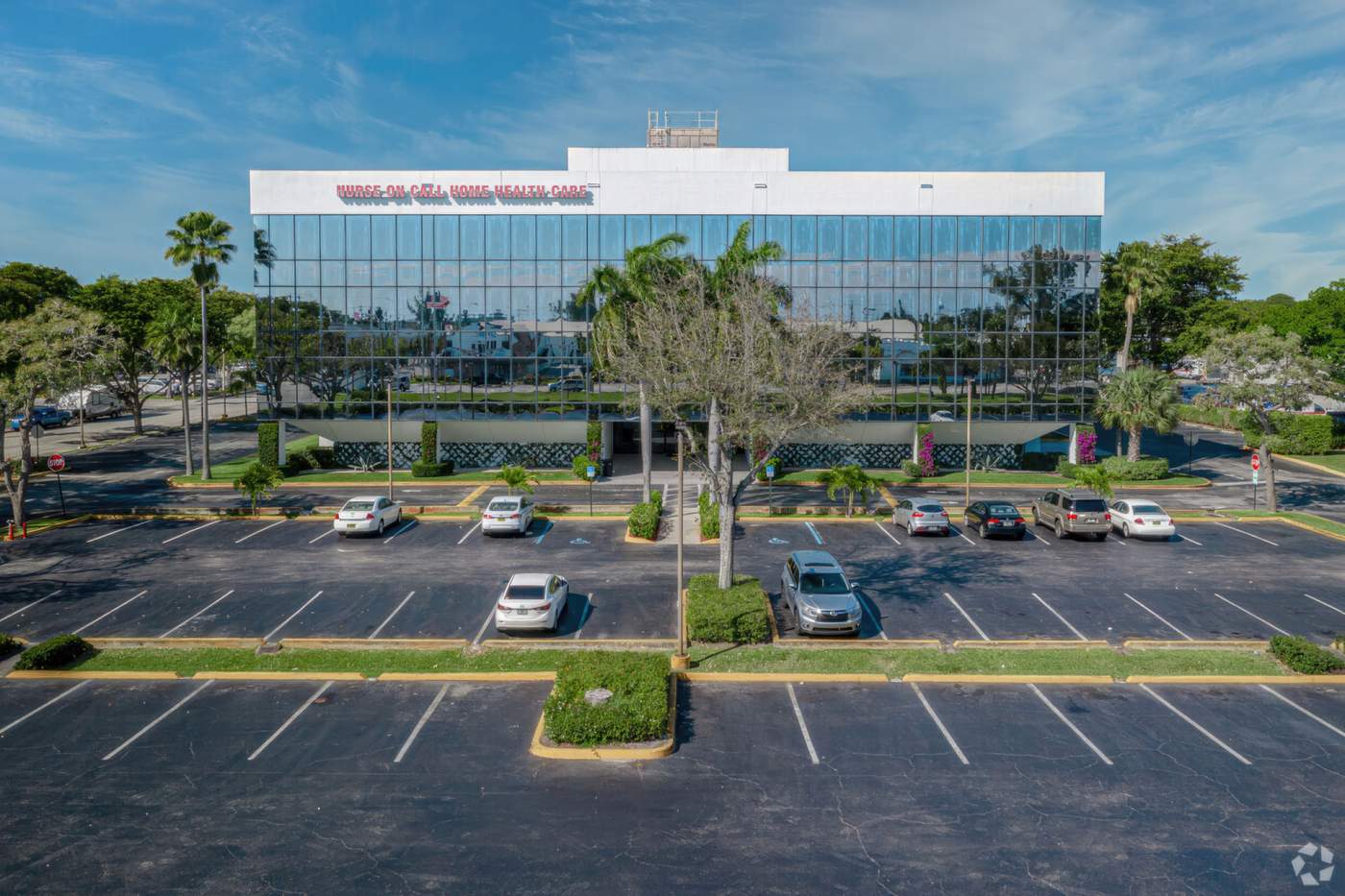 Centerpoint Plaza and parking lot